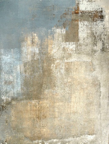 Abstract Grey and Beige Art Painting
